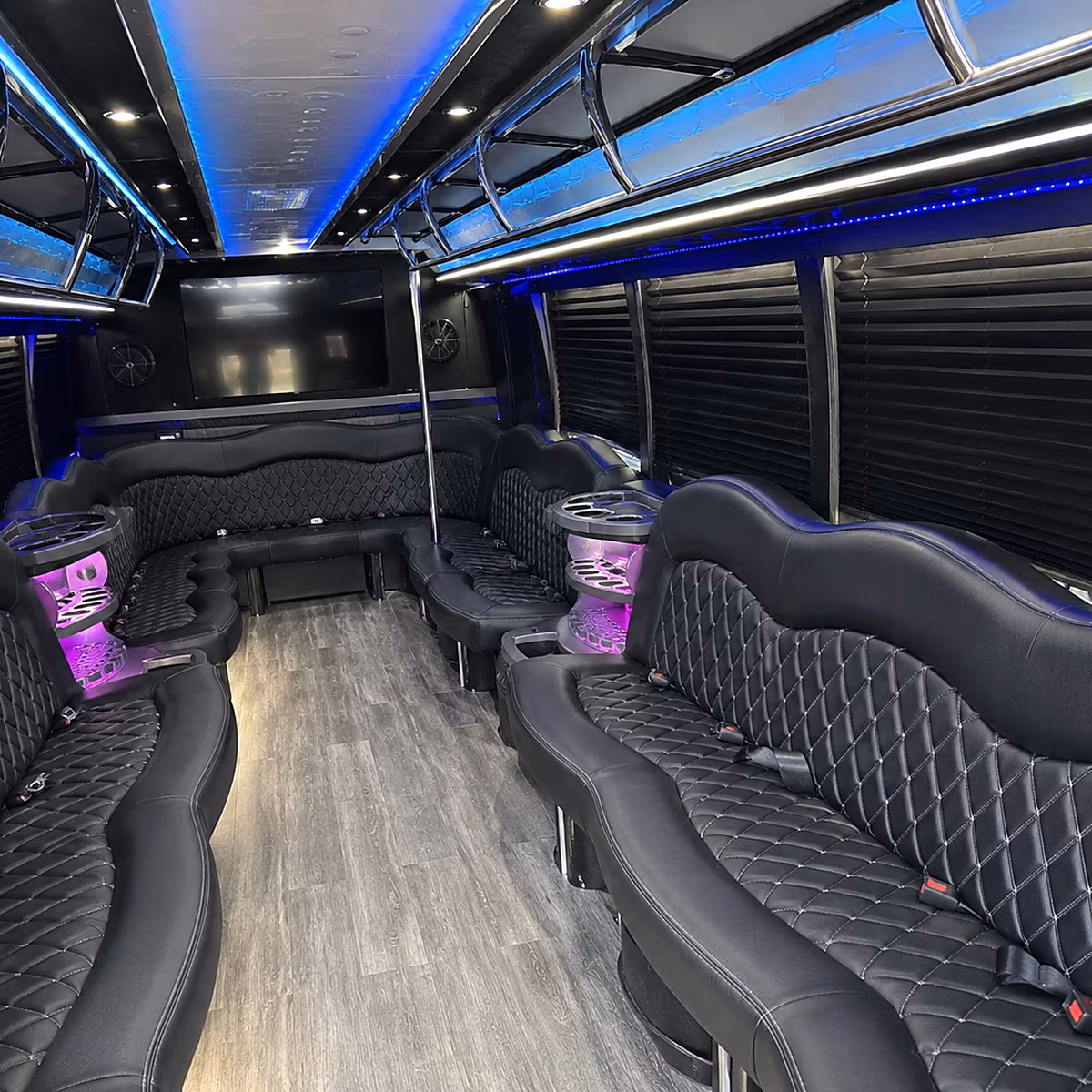 hard rock hotel casino sacramento party bus rental