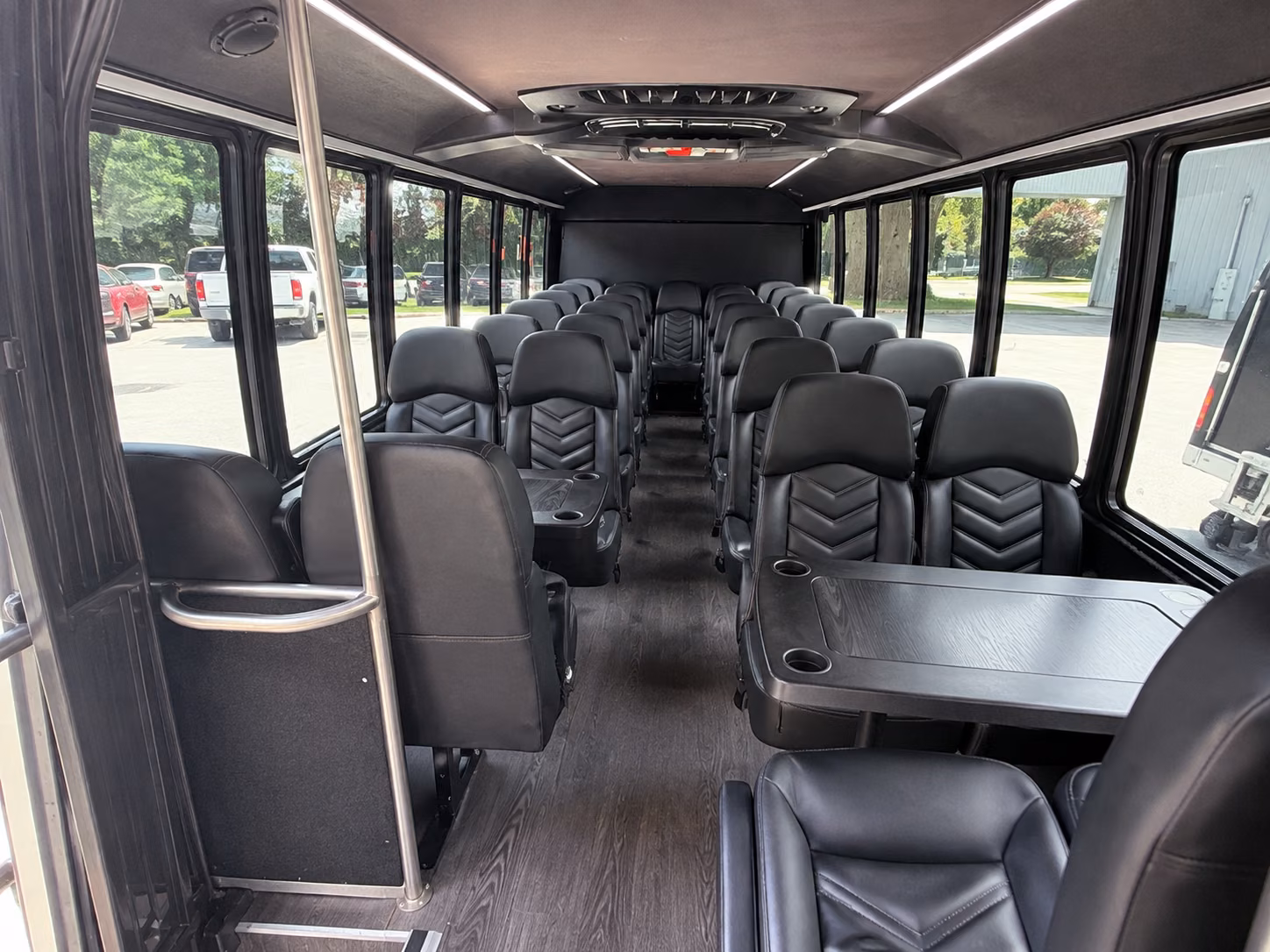 yuba city 15 passenger minibus inside