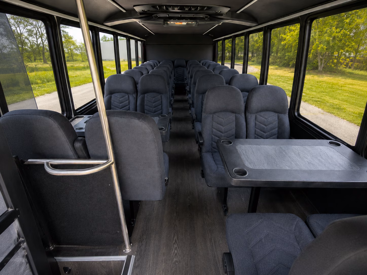 yuba city 15 passenger minibus interior