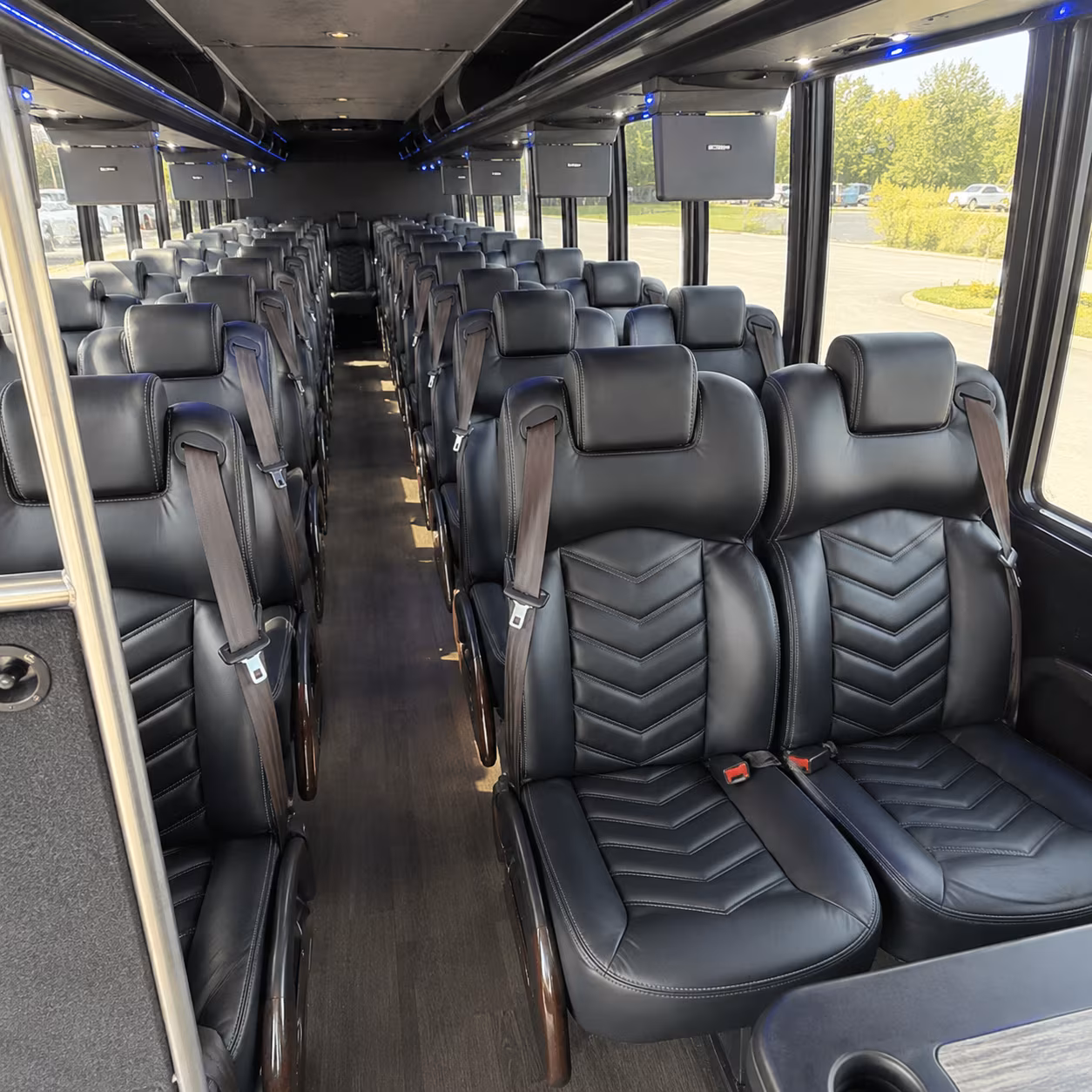yuba city 25 passenger minibus inside