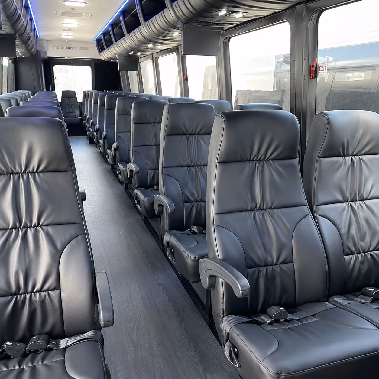 yuba city 25 passenger minibus interior
