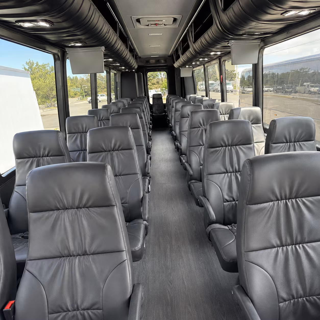 yuba city 28 passenger minibus inside