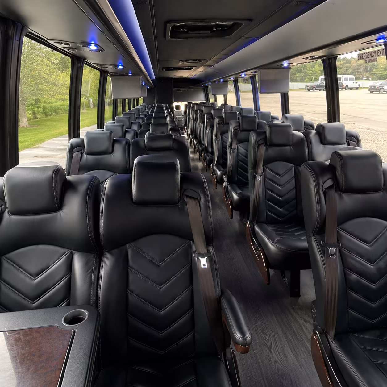 yuba city 35 passenger minibus inside
