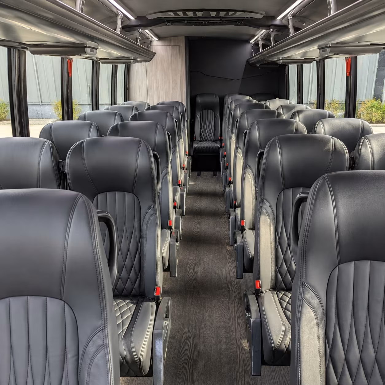 yuba city 35 passenger minibus interior