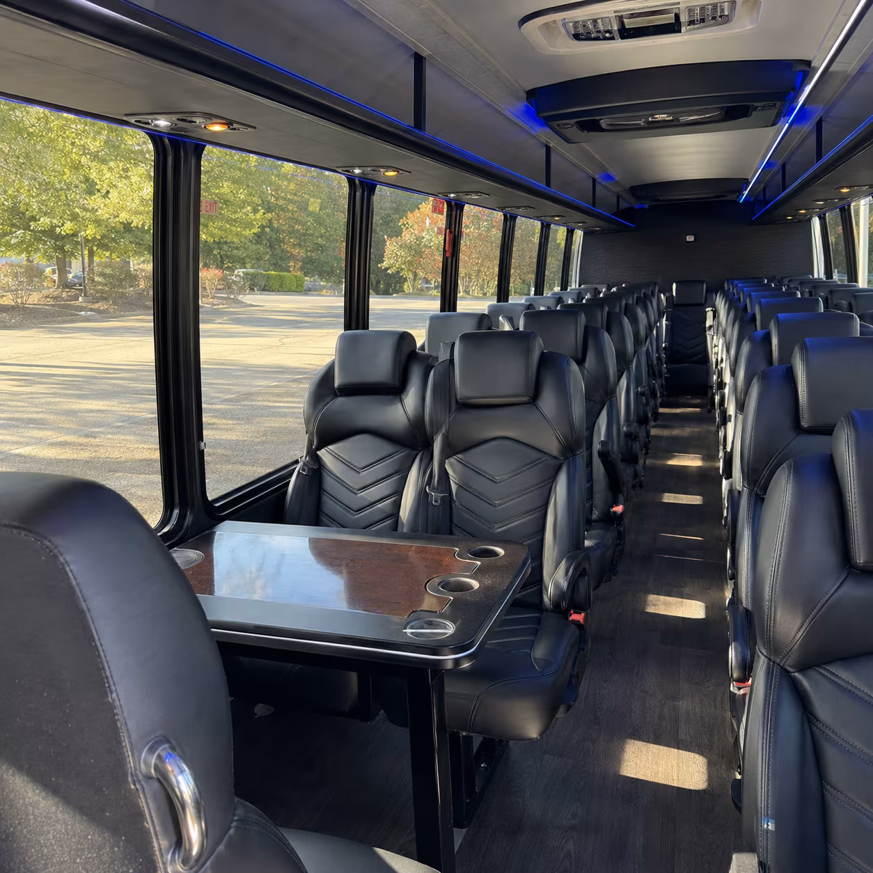 yuba city concert transportation onboard seating