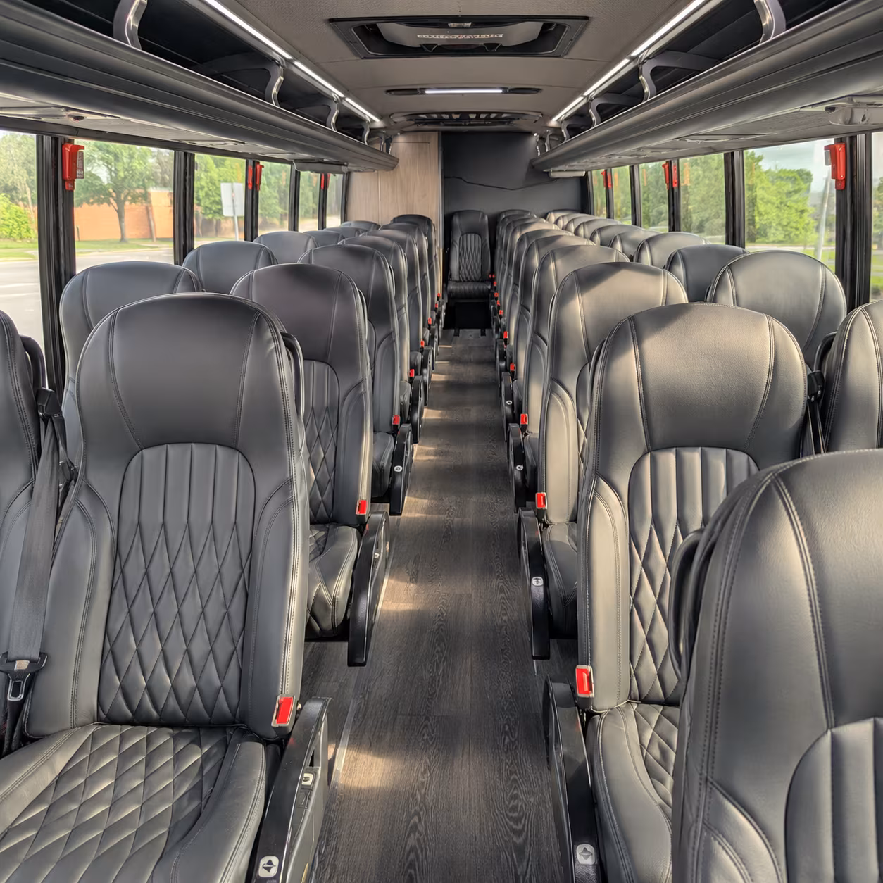 yuba city employee transportation onboard seating
