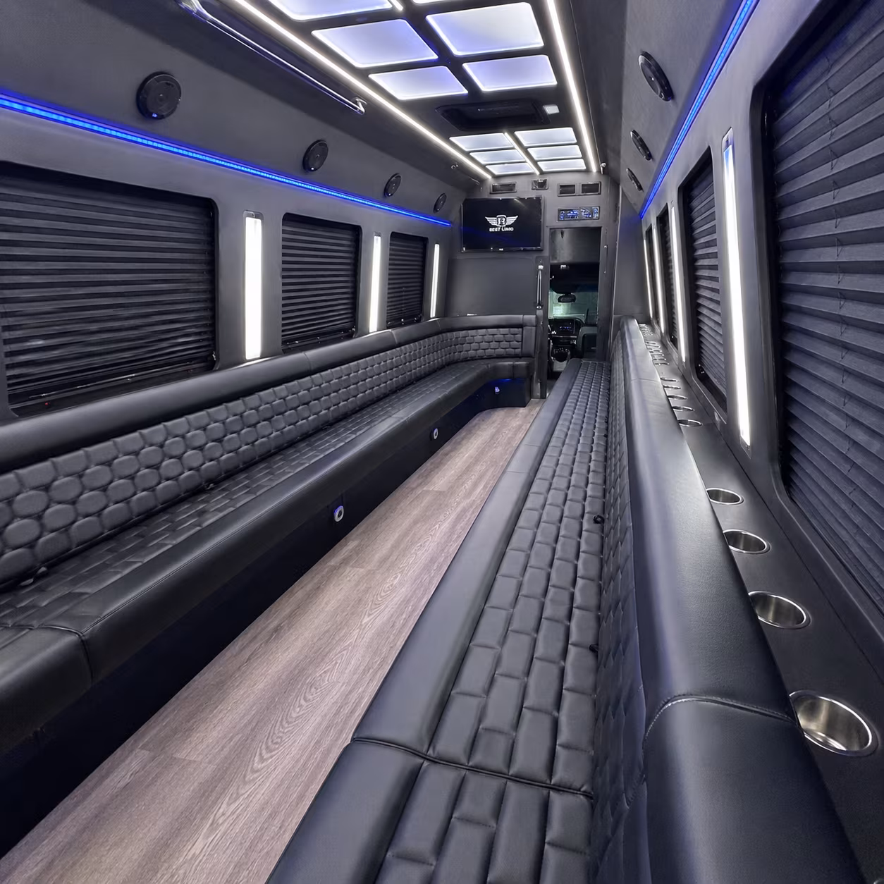 yuba city party bus interior